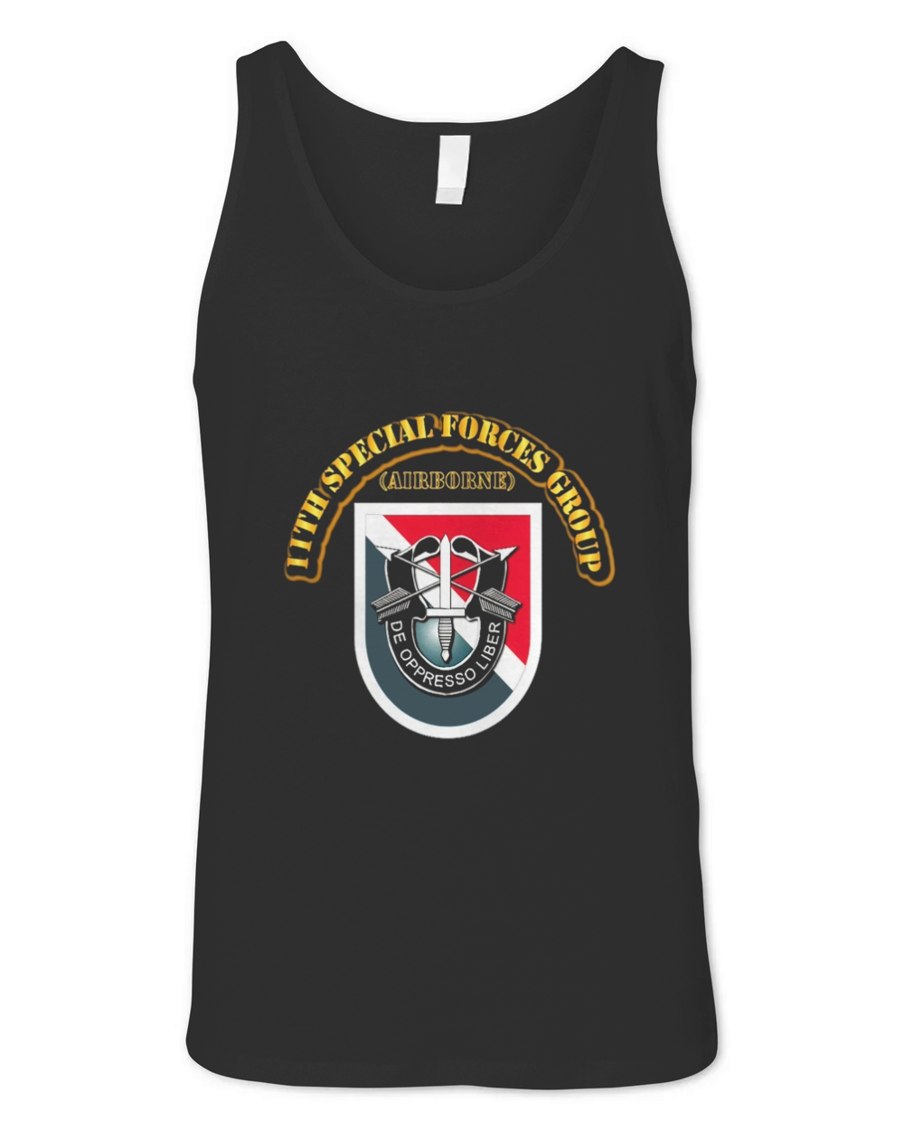 11th Special Forces Group (Airborne) Tshirt Unisex Jersey Tank