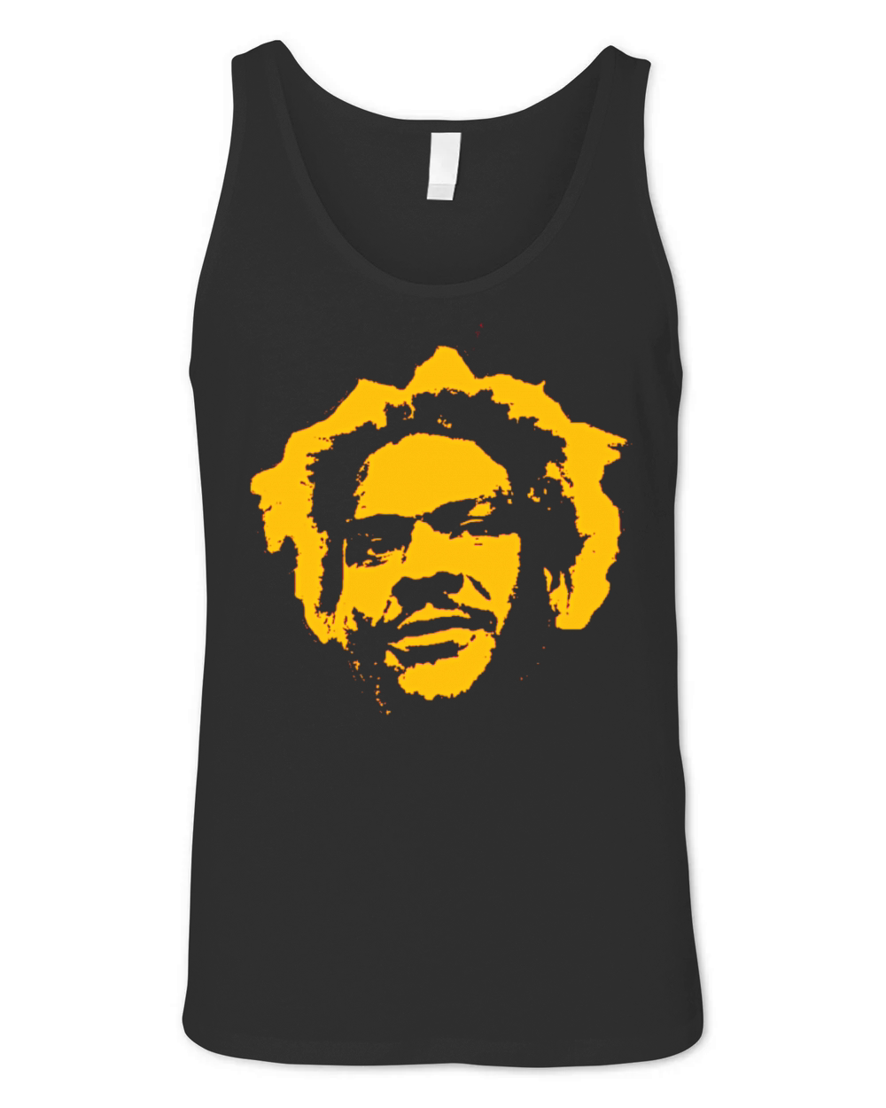 Frank Clark Face Silhouette Football Fan Unisex Jersey Tank