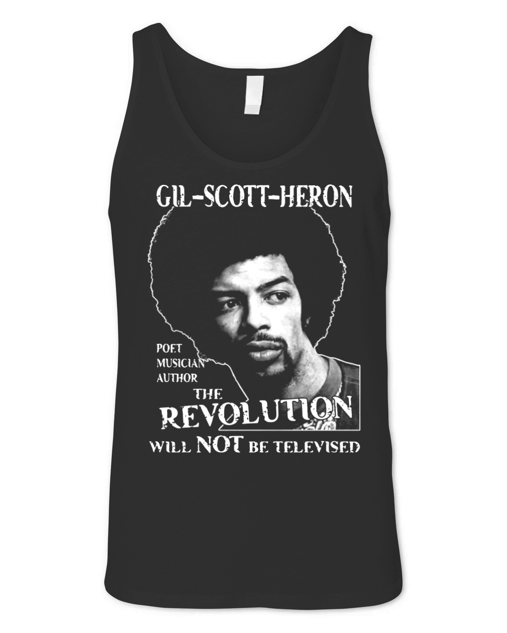 Gil-Scott Heron Unisex Jersey Tank
