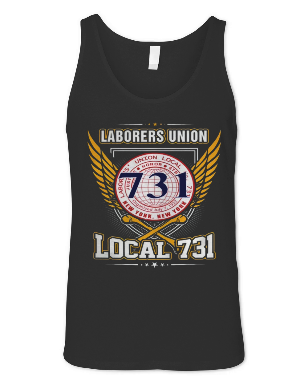 Liuna Laborer Local 731 - Laborers Union Unisex Jersey Tank