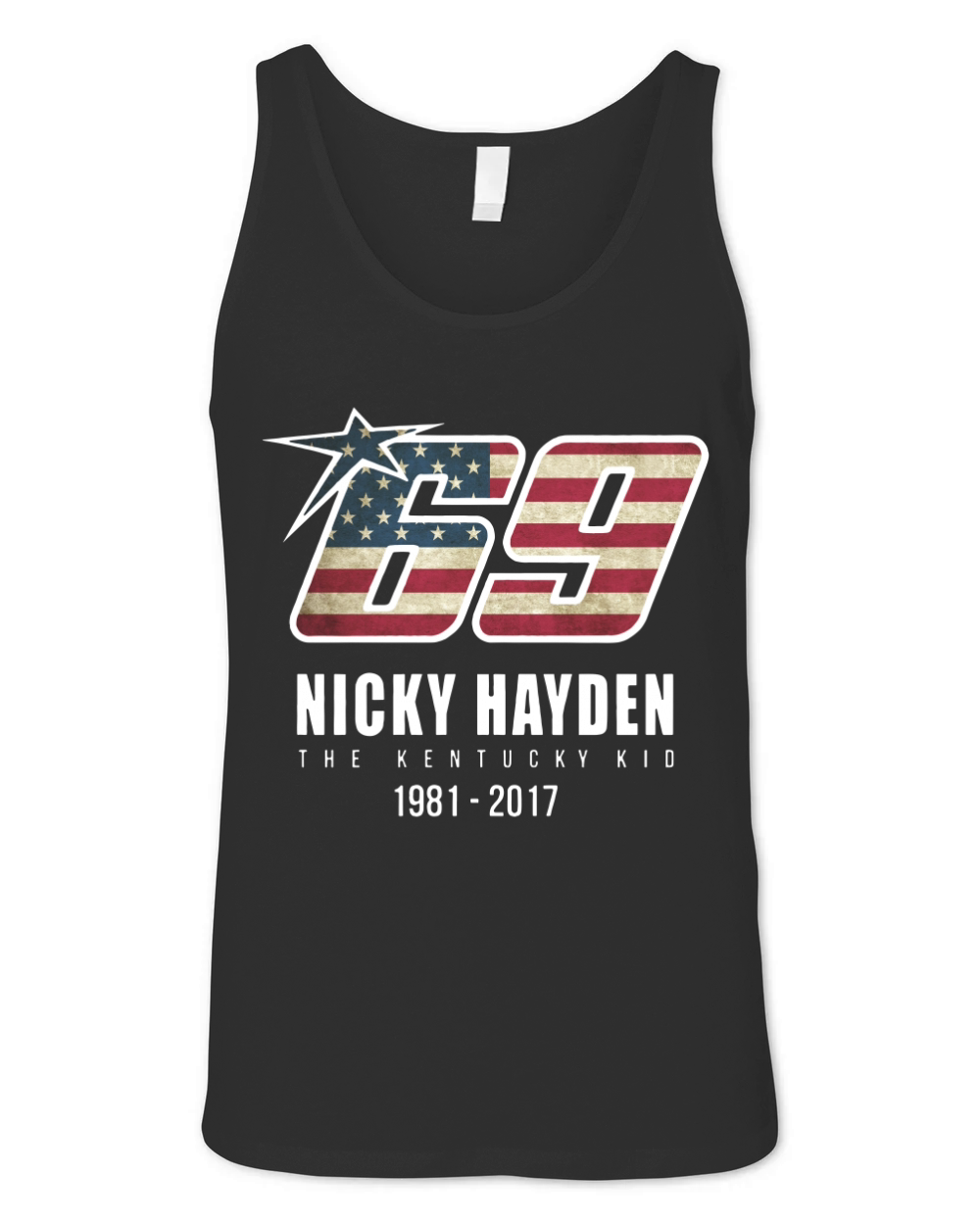 Nicky Hayden Memorial T-Shirt Unisex Jersey Tank