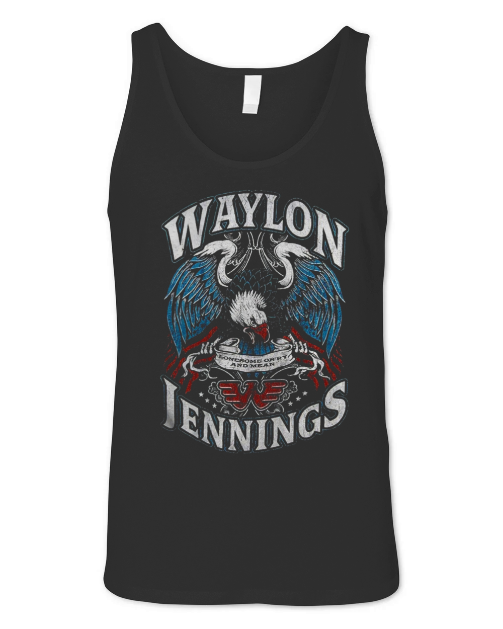 Waylon Jennings T-Shirt Unisex Jersey Tank