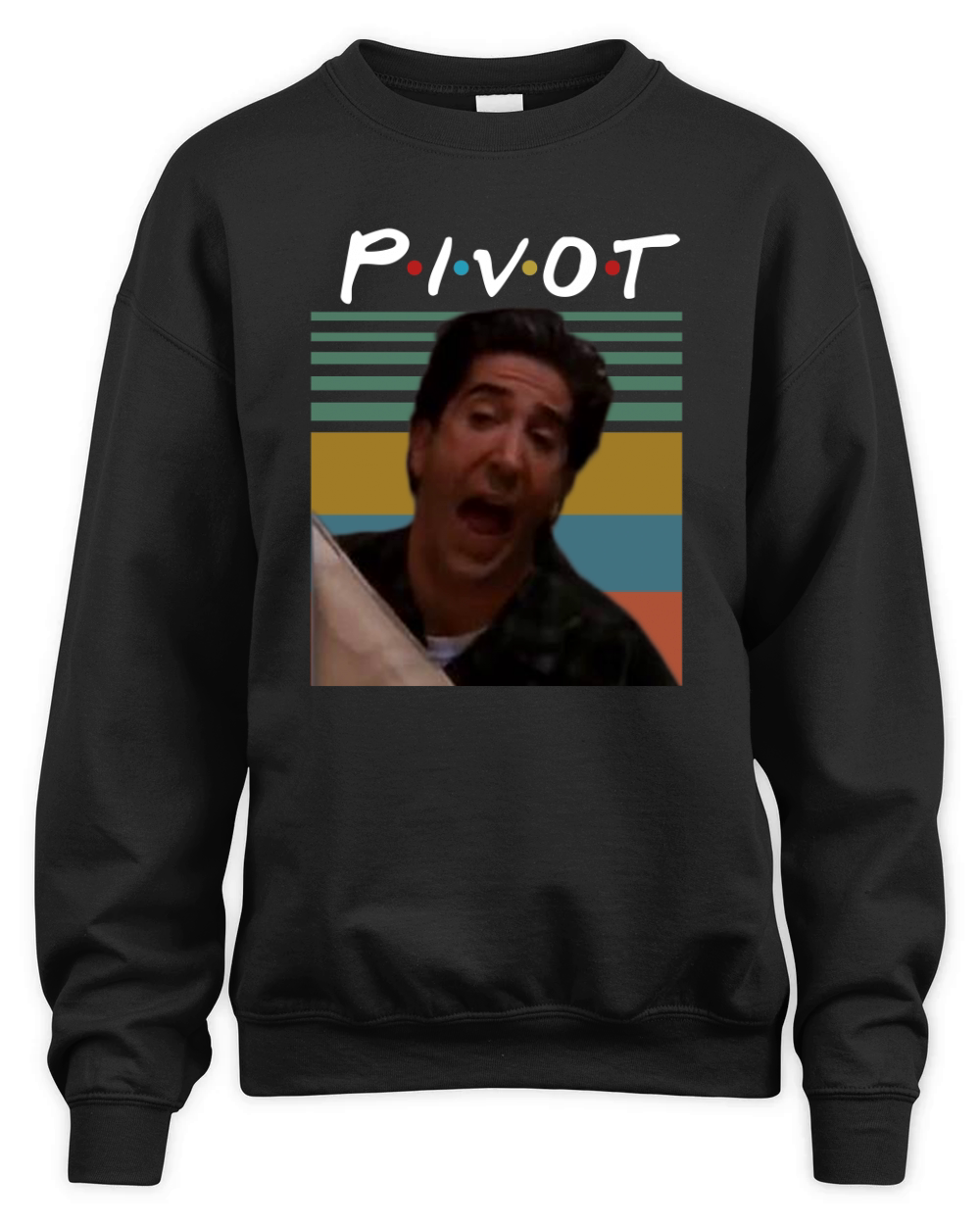 Ross Geller pivot Friends Vintage shirt Unisex Premium Crewneck Sweatshirt