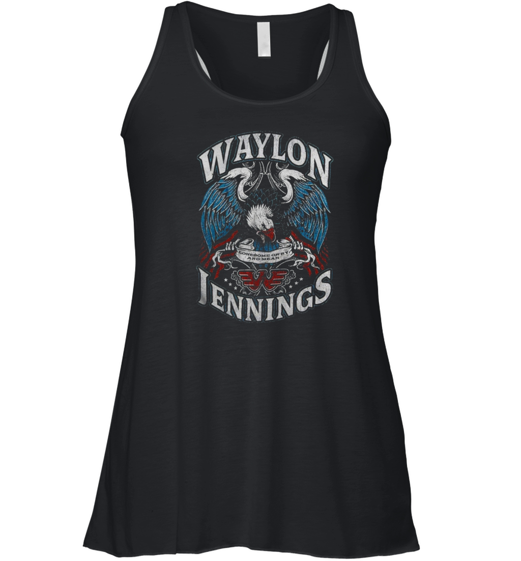 Waylon Jennings T-Shirt Women's Flowy Tank Top