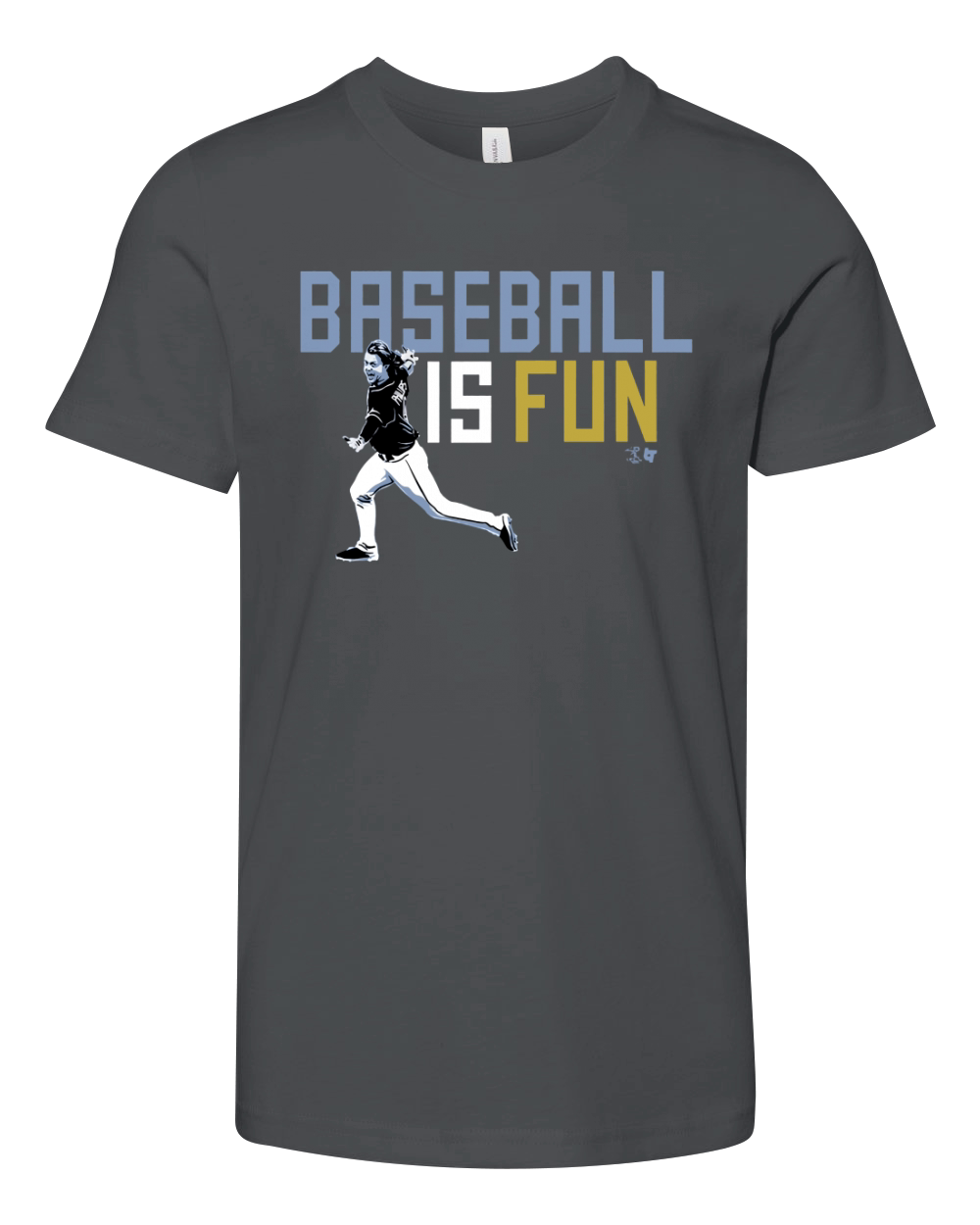 Baseball Is Fun Youth Unisex Jersey Tee