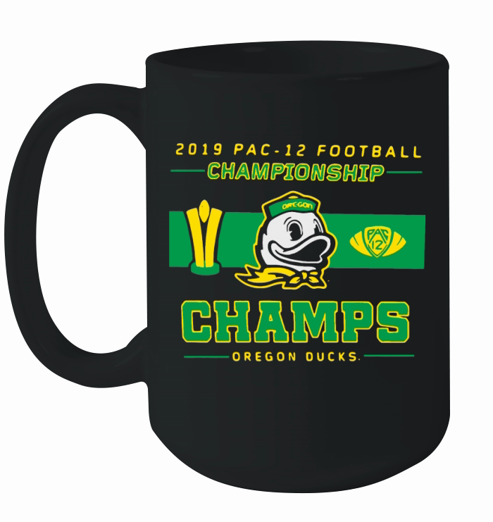 2019 Pac 12 Football Championship Champs Oregon Ducks shirt Ceramic Mug