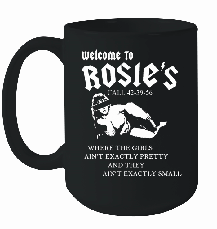 ACDC inspired Whole Lotta Rosie inspired Ceramic Mug
