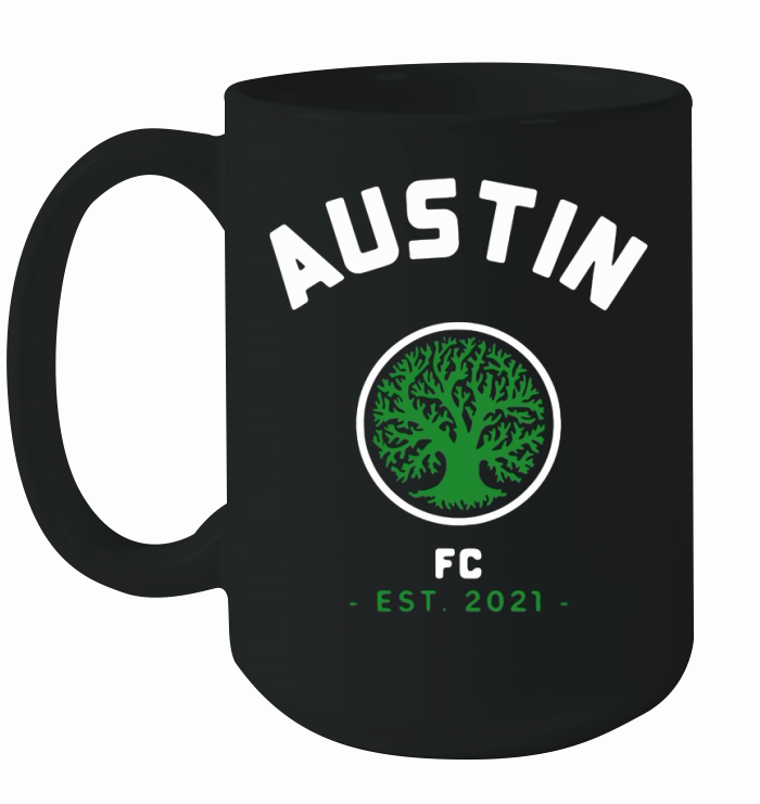Austin fc est 2021 - Tie-Dye Shirts Ceramic Mug