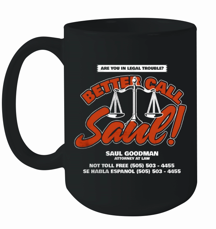 LIMITED EDITION CALL SAUL Tshirt Ceramic Mug