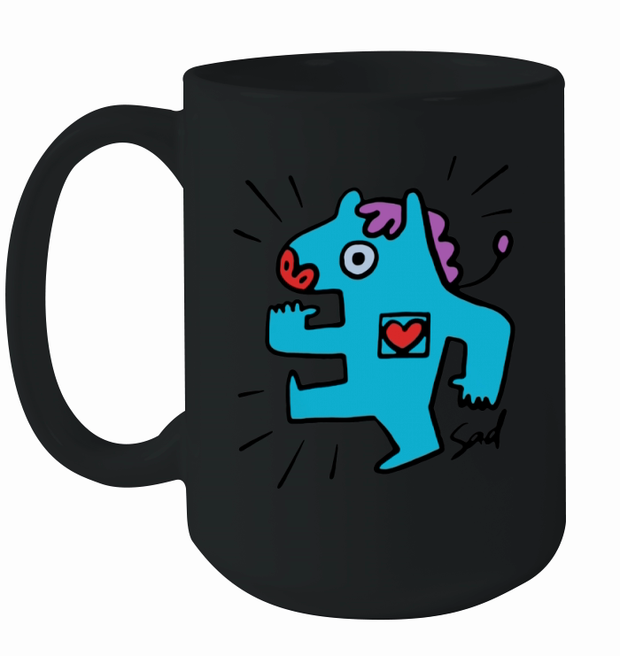 Mang In The Style Of Keith Haring shirt Ceramic Mug