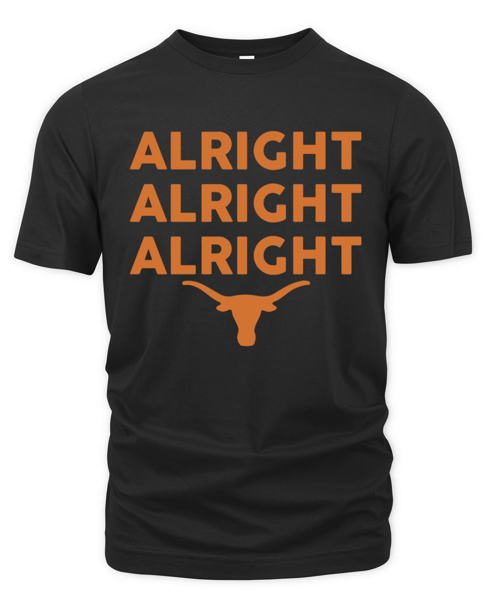 Alright Alright Alright Texas Longhorn Organic Unisex T-shirt