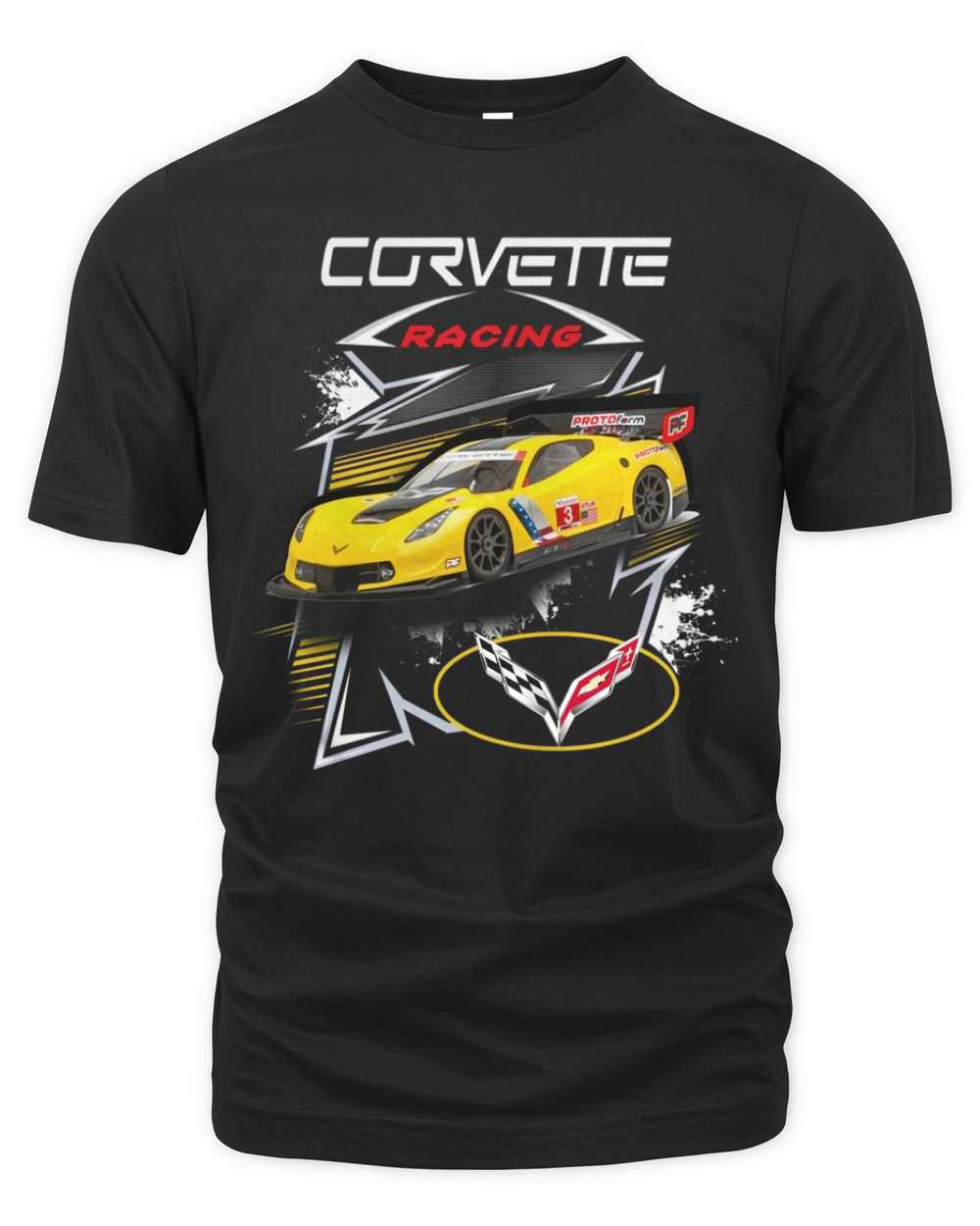 CORVETTE RACING  CORVETTE RACING 2017 Organic Unisex T-shirt