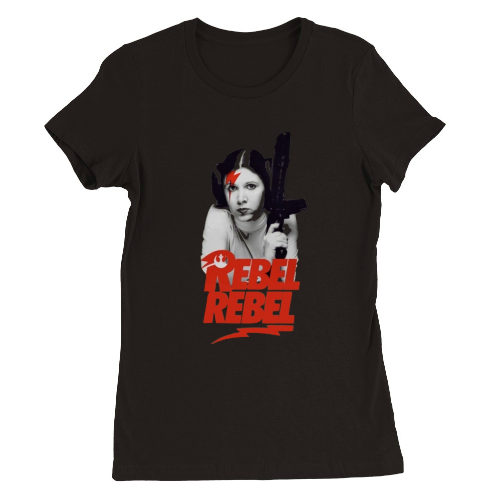 Princess Leia Rebel Rebel T-Shirt SHIRT Premium Womens Crewneck T-shirt