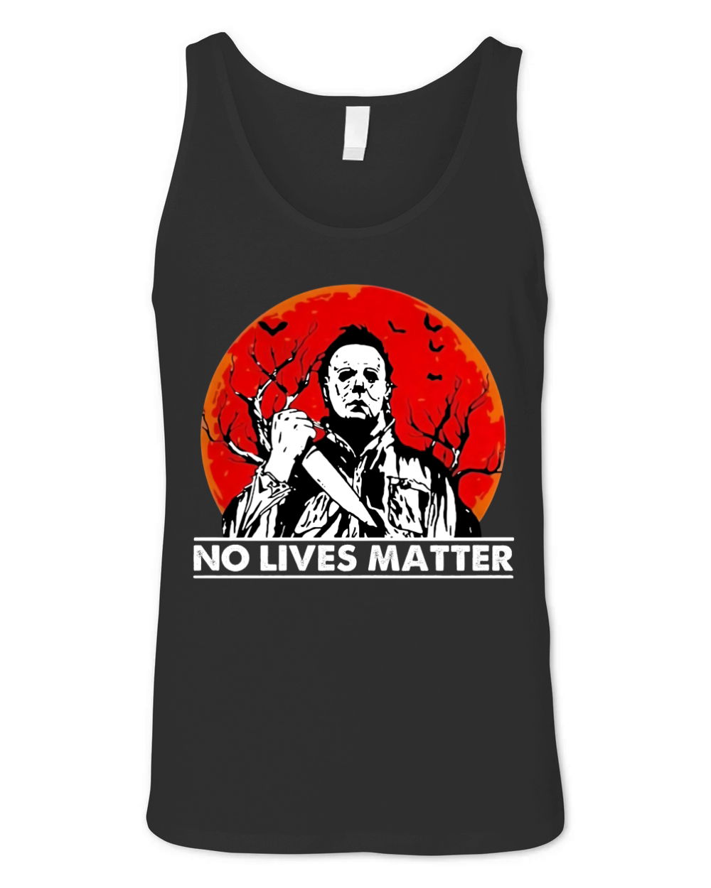Michael Myers No Lives matter Halloween Unisex Jersey Tank