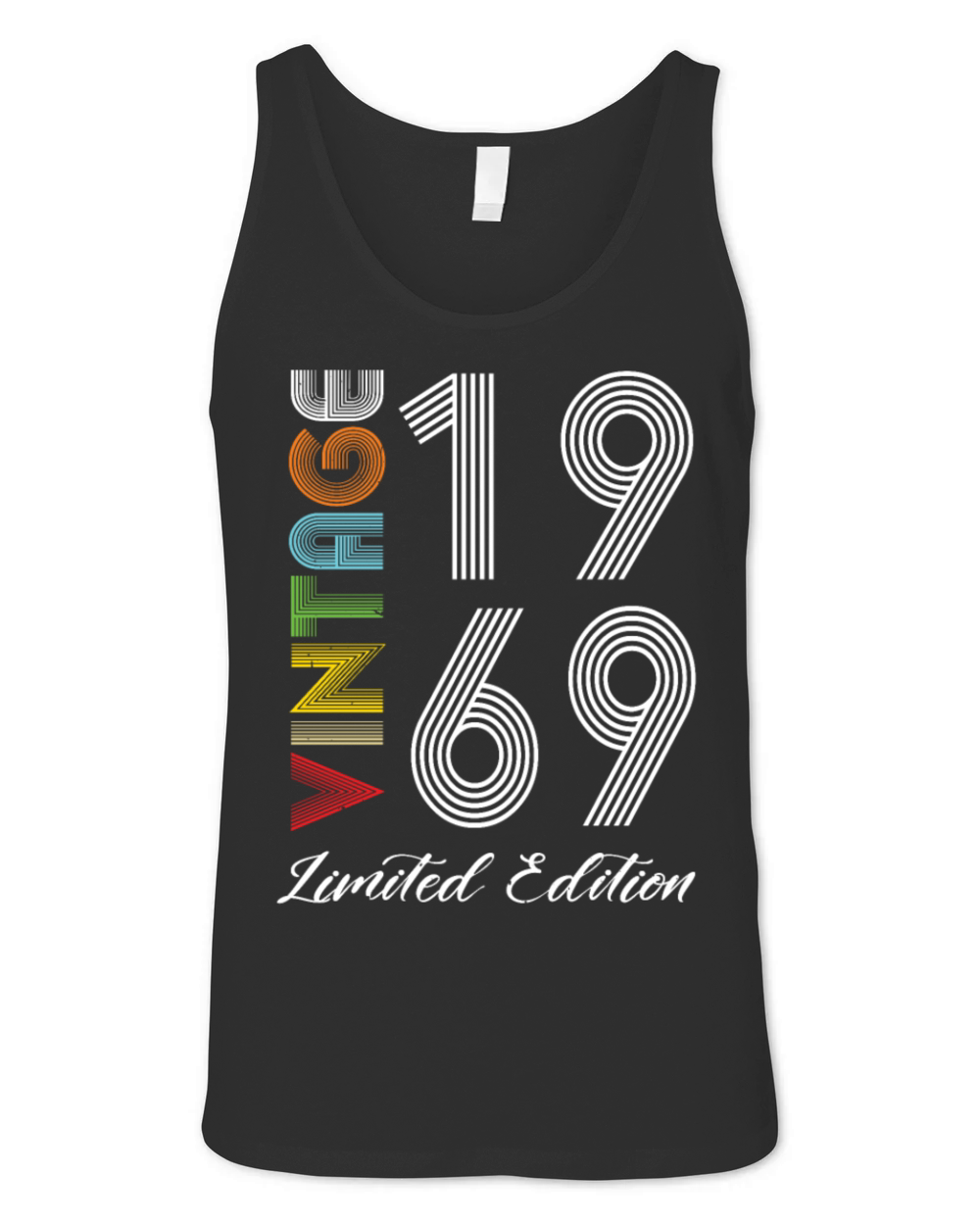 Vintage 1969 Vintage Birthday Retro Vintage Unisex Jersey Tank