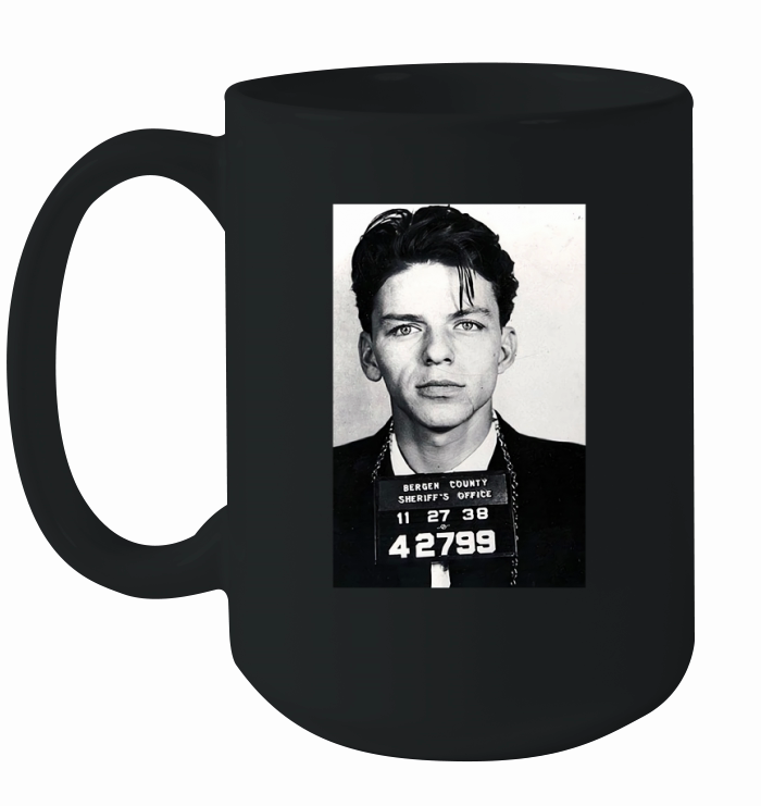 frank sinatra mugshot Ceramic Mug
