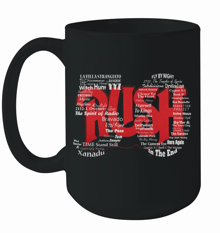 Top 50 songs of Rush band Ceramic Mug