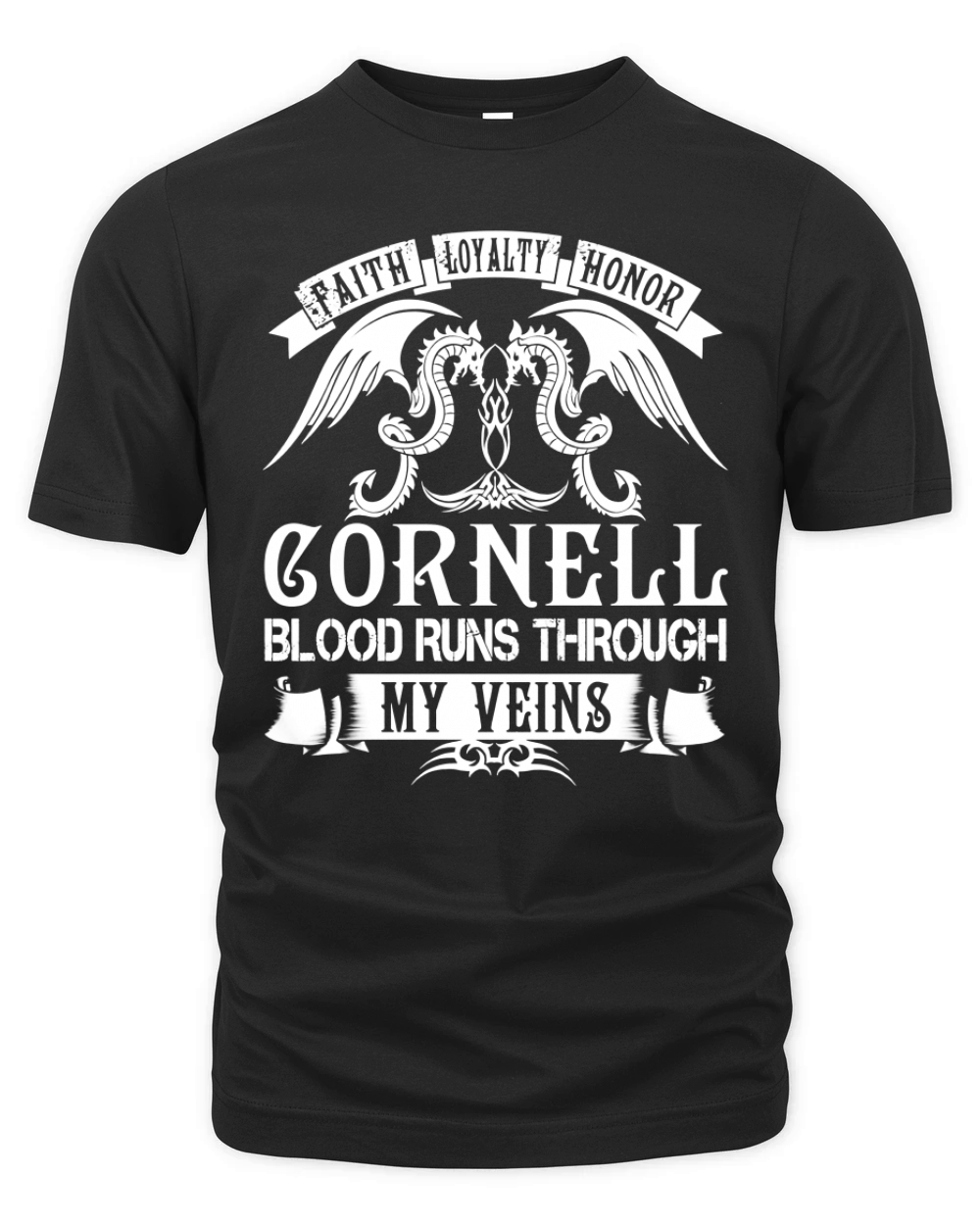 CORNELL Blood - CORNELL Last Name, Surname T-Shirt Organic Unisex T-shirt