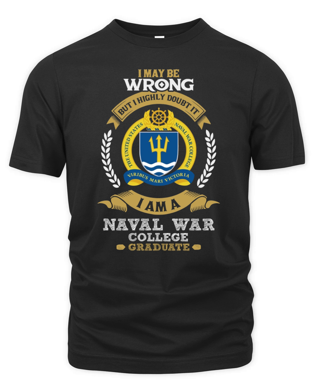 Naval War College Organic Unisex T-shirt