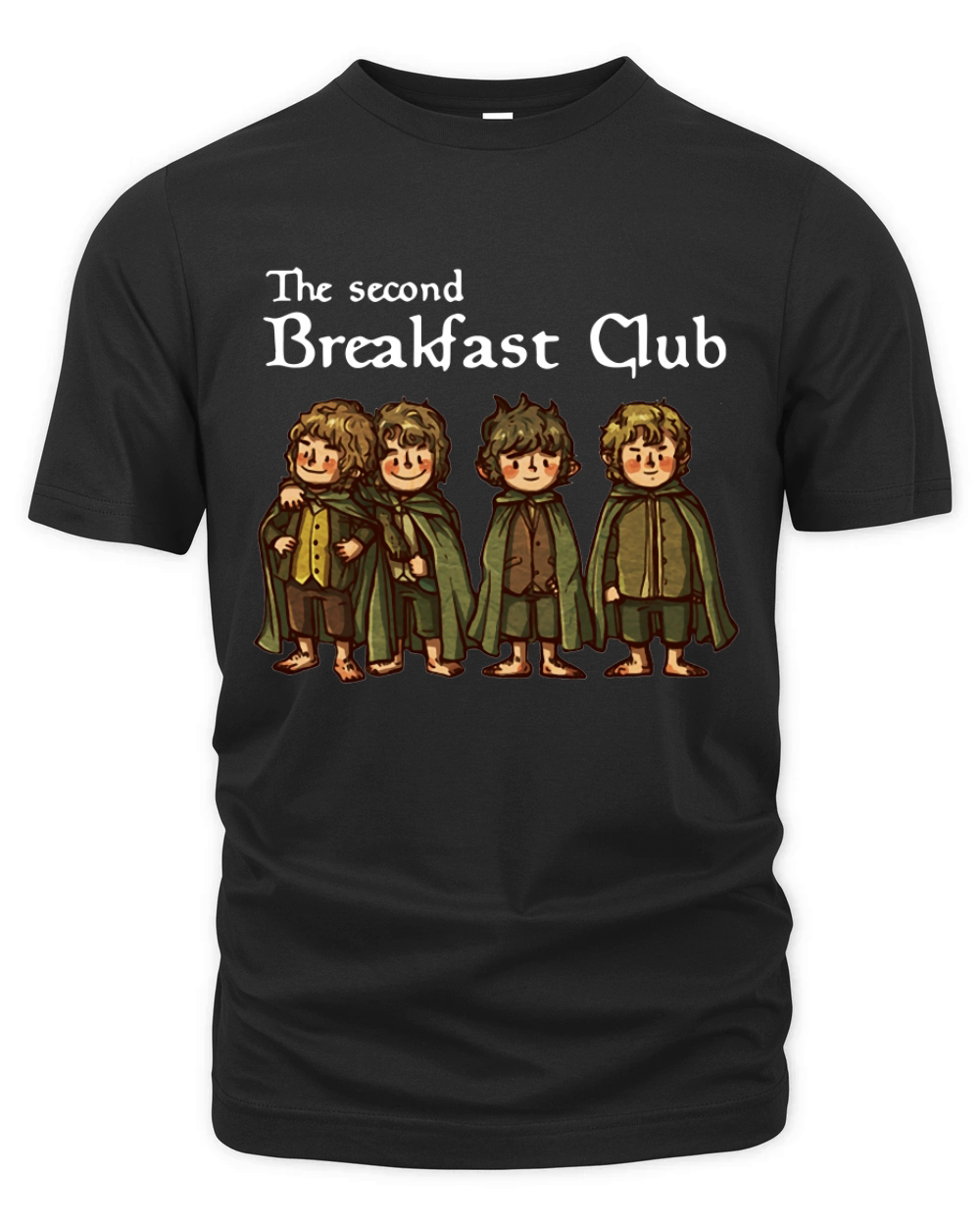The Second Breakfast club the lord of the rings Organic Unisex T-shirt