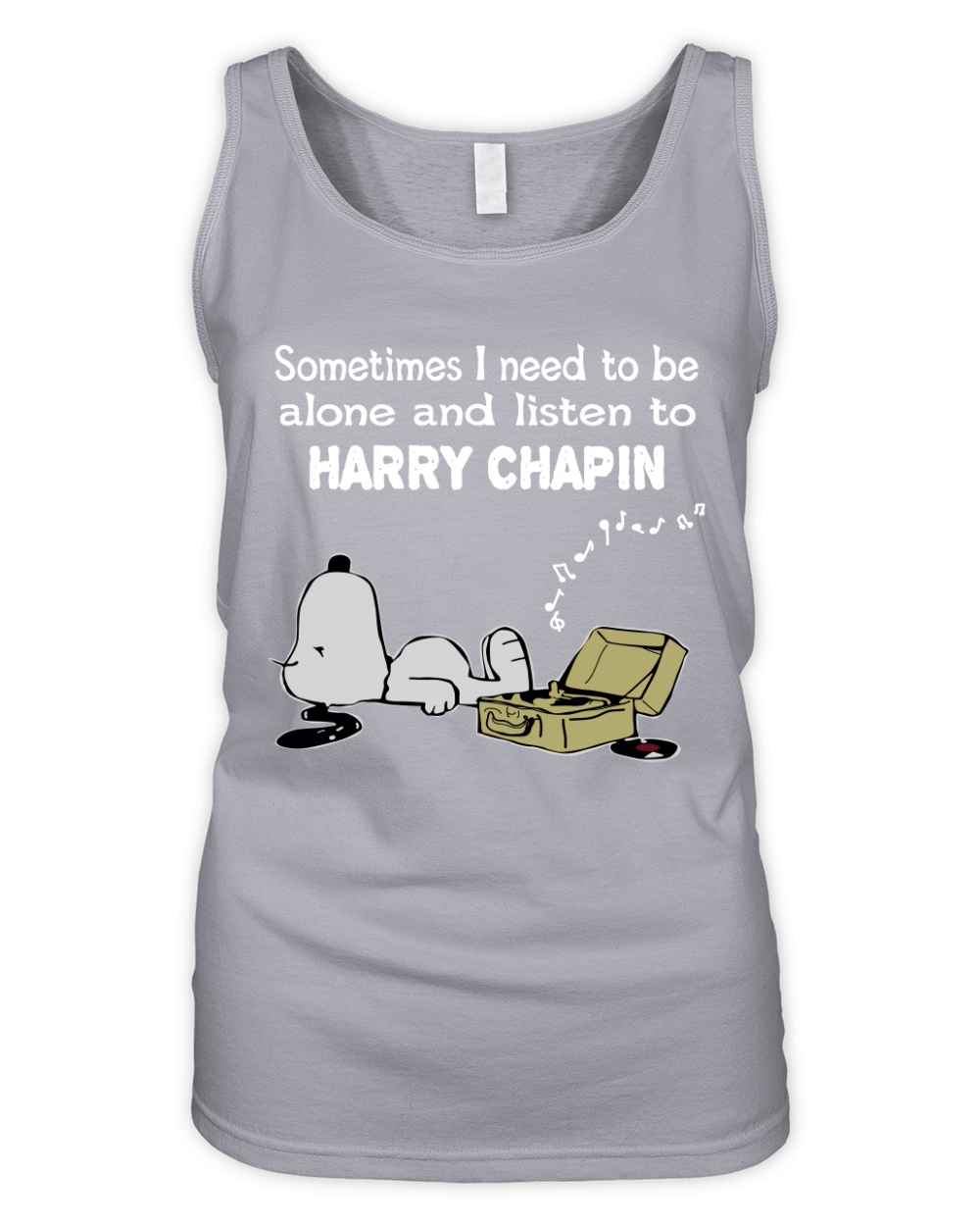 Sometimes I need to be alone and listen to Harry Chapin Organic Women's Tank Top