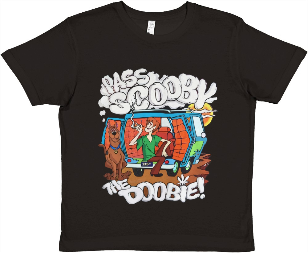 Pass Scooby The Doobie Premium Kids Crewneck T-shirt
