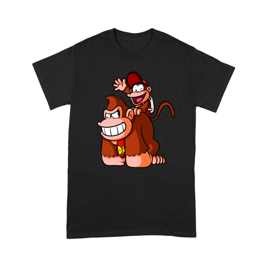 donkey Kong and Diddy kong bleu T-Shirt Premium T-shirt
