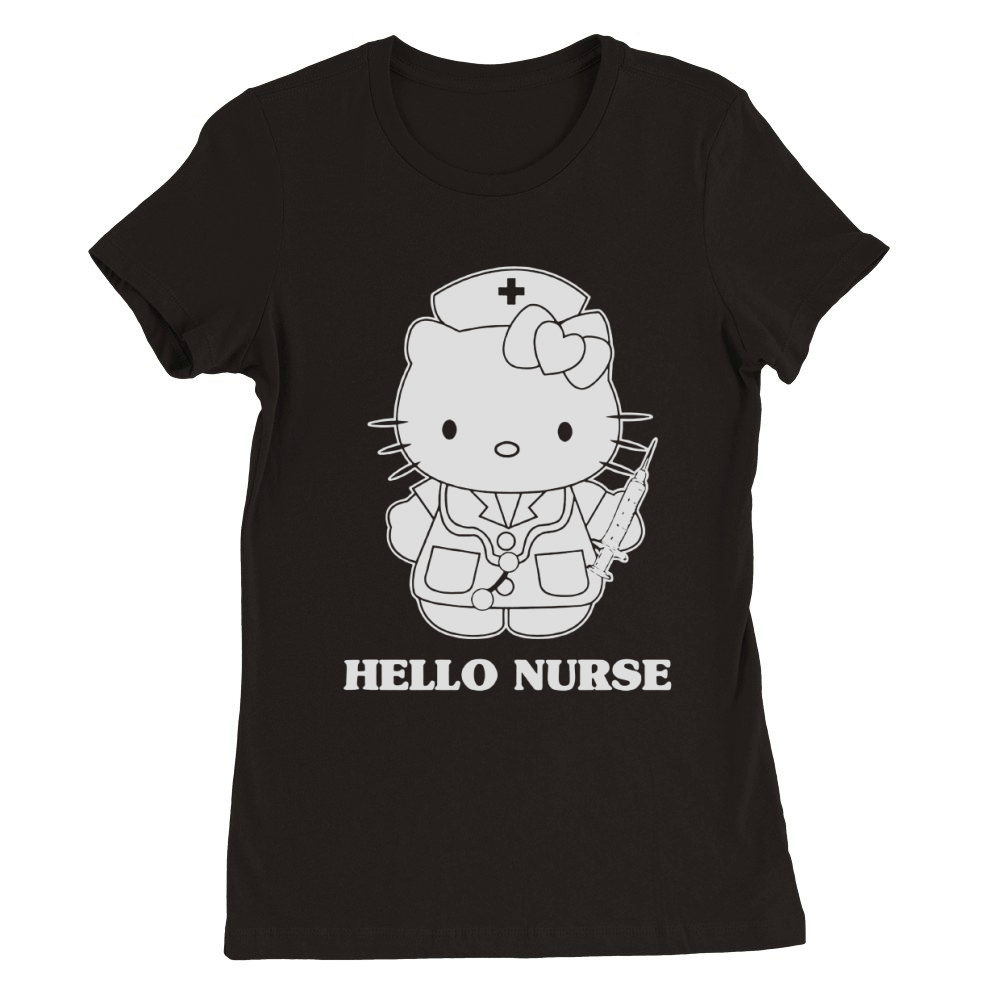 Nurse-Hello Kitty-2 Premium Womens Crewneck T-shirt