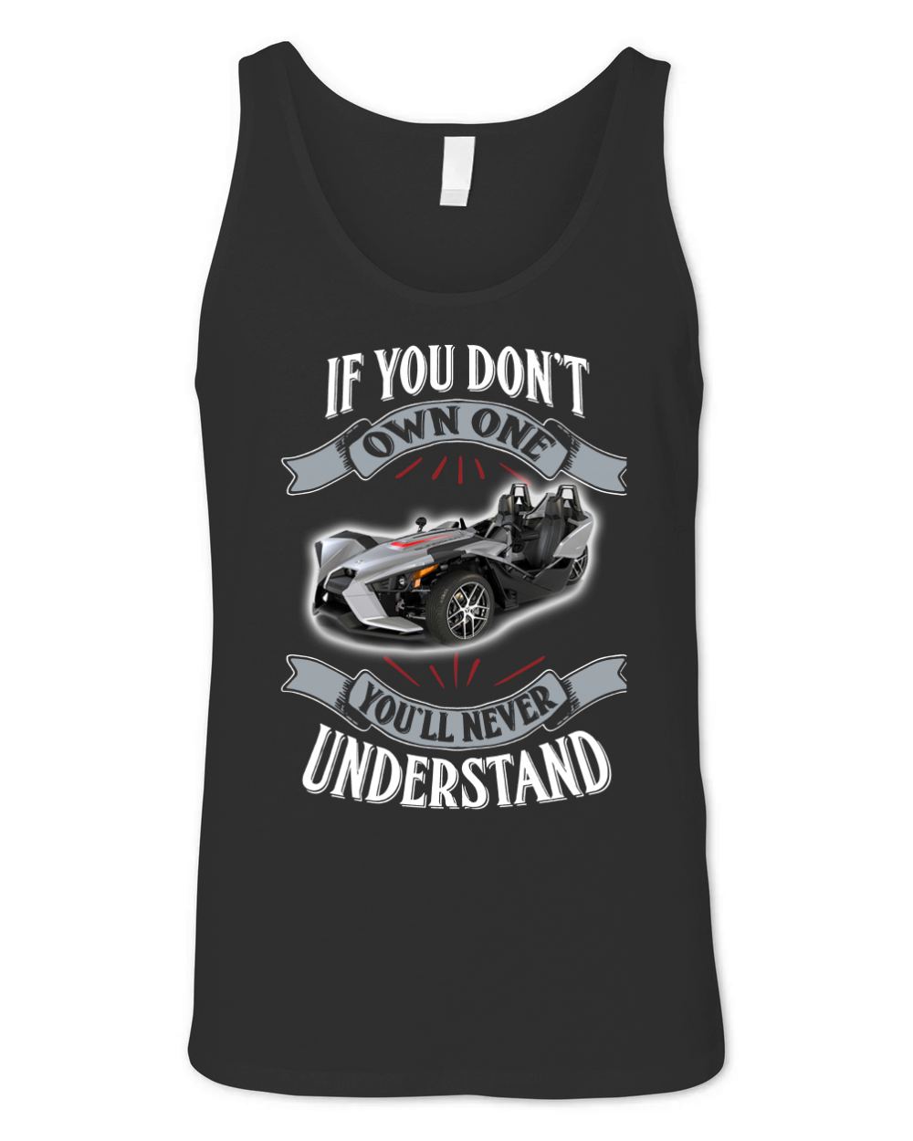 POLARIS SLINGSHOT SILVER Unisex Jersey Tank