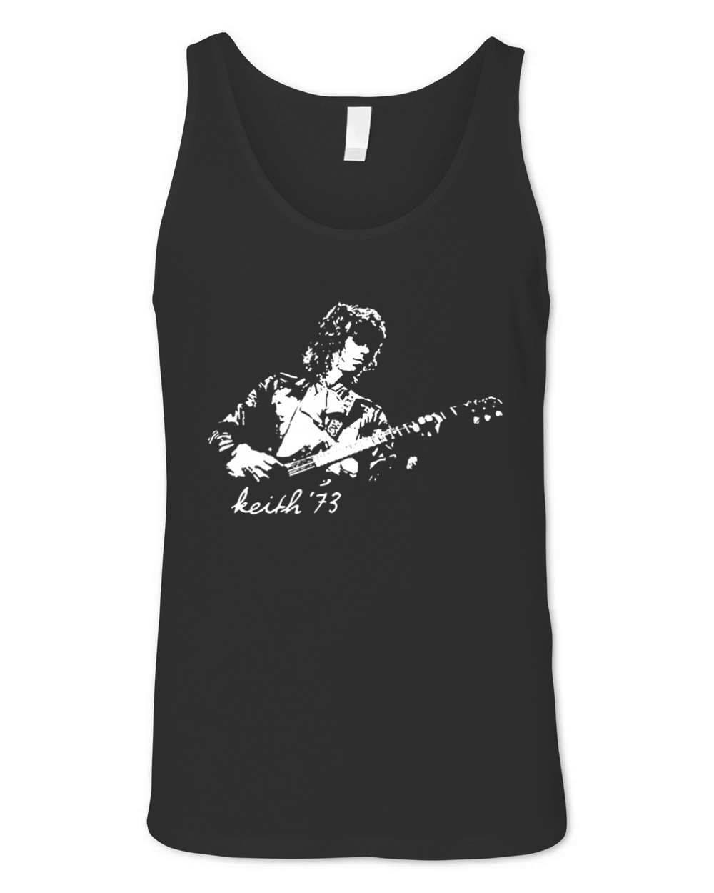 Retro Graphic Keith Richards Art Unisex Jersey Tank
