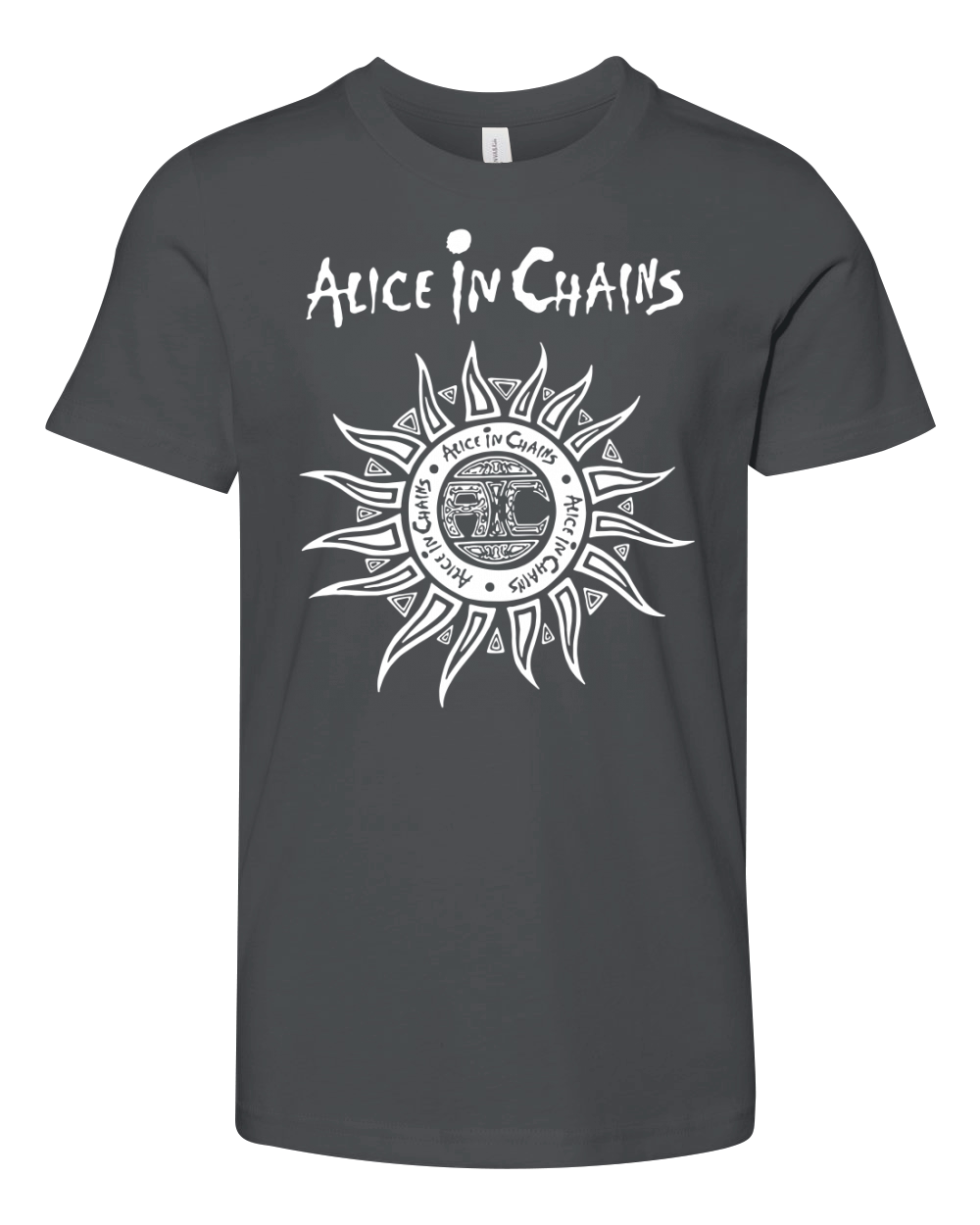 Alice In Chains Sun logo TShirt Youth Unisex Jersey Tee