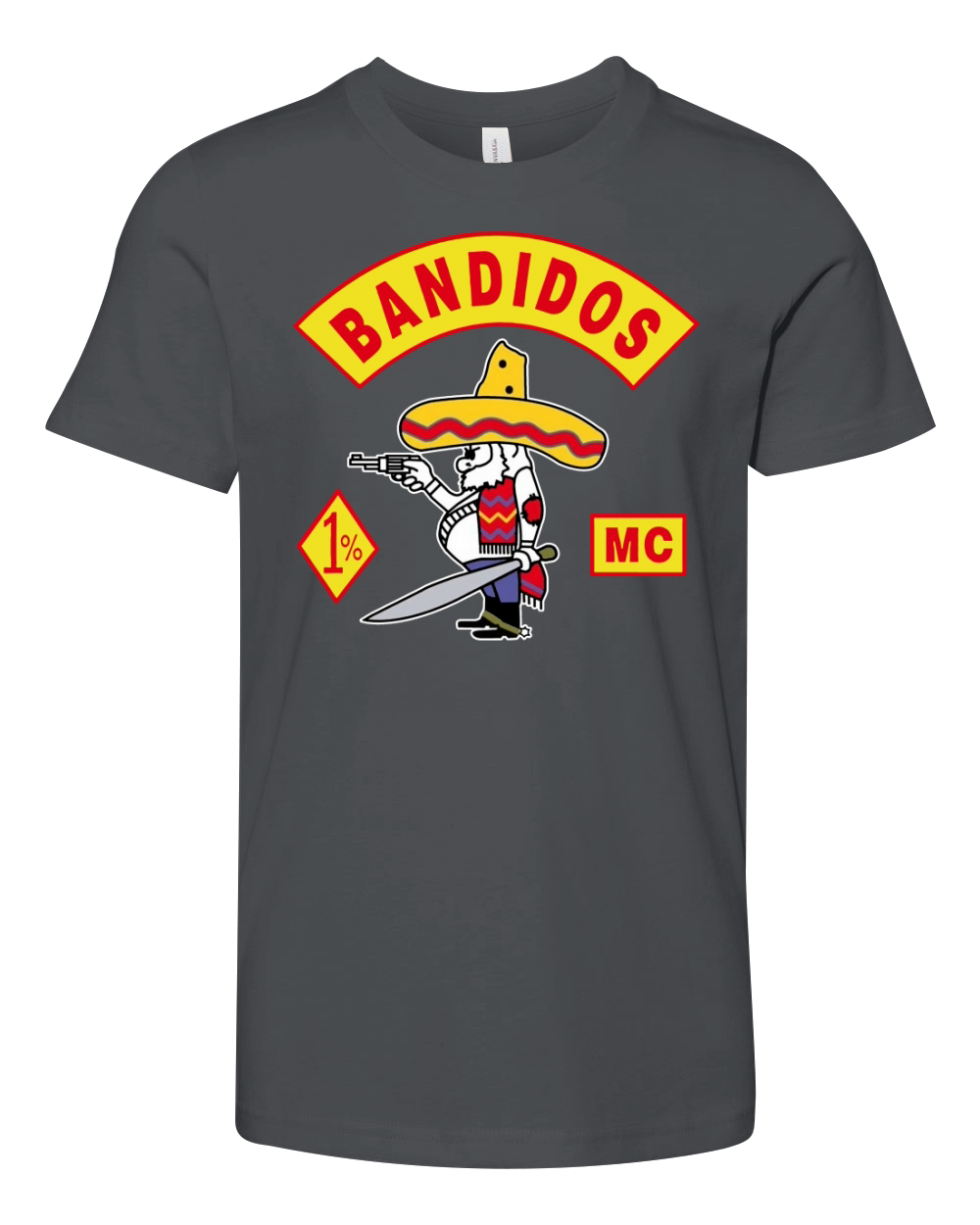 Bandidos Motorcycle Club Youth Unisex Jersey Tee