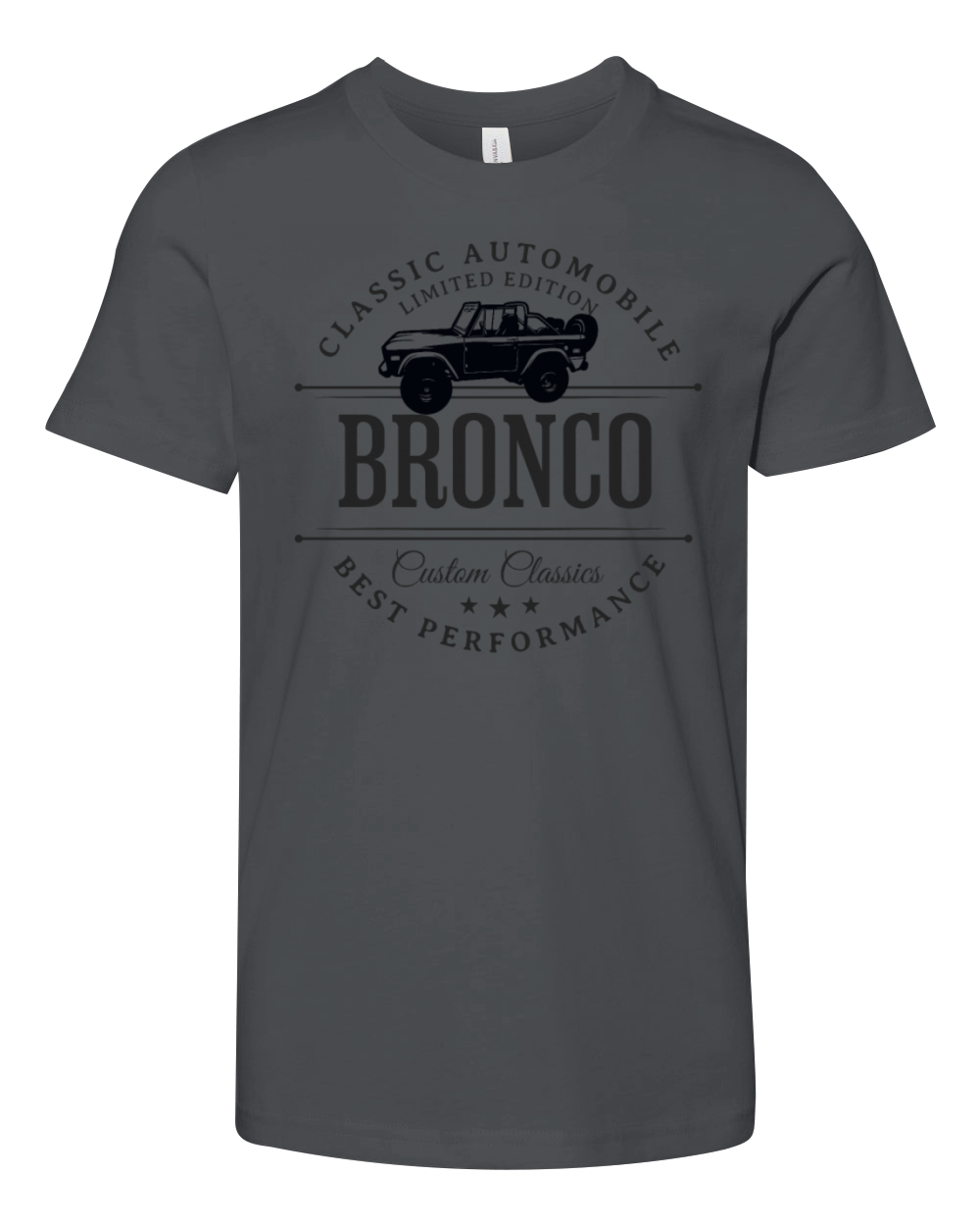 ford bronco hoodies logo vintage sport Youth Unisex Jersey Tee