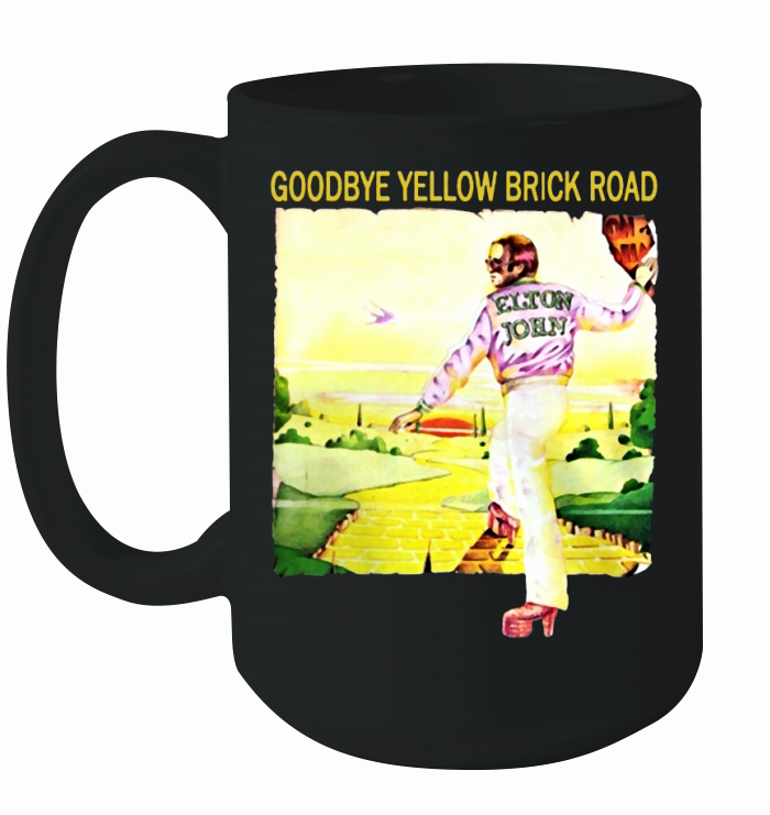 Elton John Goodbye Yellow brick Road Vintage T-Shirt Ceramic Mug