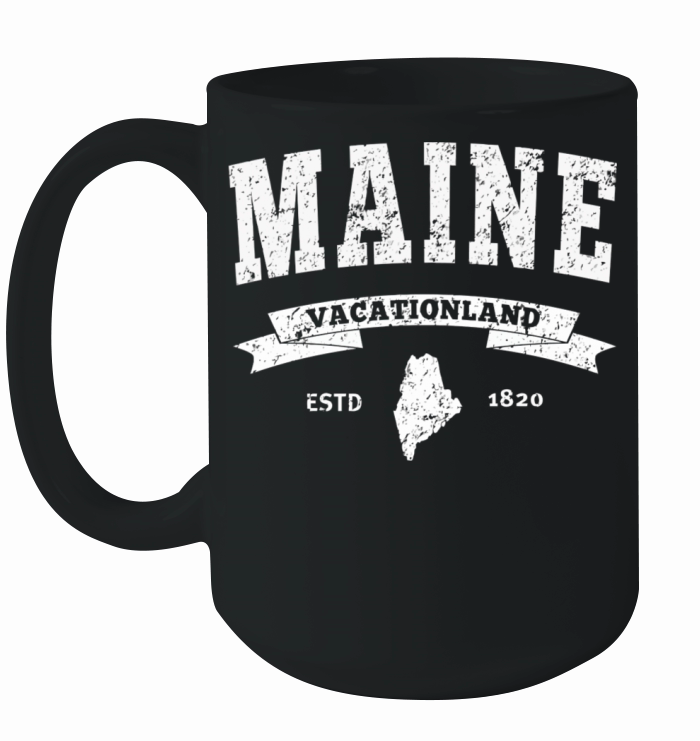 Maine Vintage Maine Retro Me Ceramic Mug