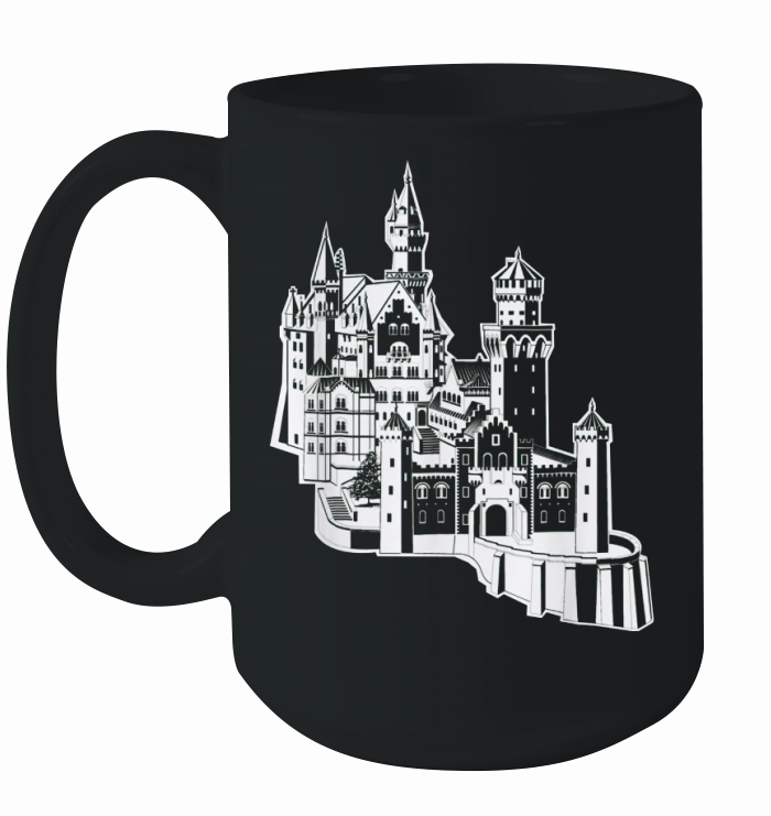 Neuschwanstein Castle Visit Germany T-Shirt Trip Europe Gift Ceramic Mug