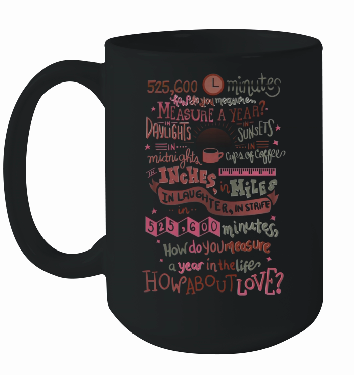 Rent Musical Quote T-Shirt Ceramic Mug