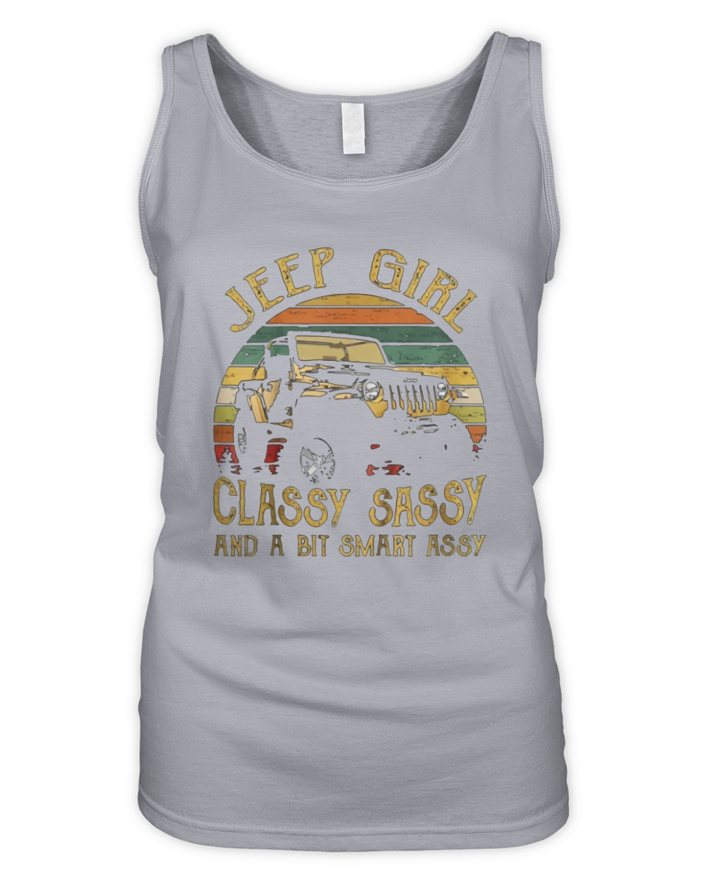 Jeep Girl Classy Sassy And A Bit Smart Assy Jeep Organic Women's Tank Top