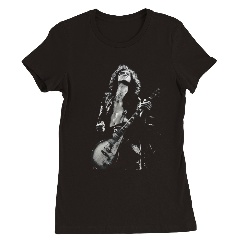 Jimmy Page Led Zeppelin shirt Premium Womens Crewneck T-shirt