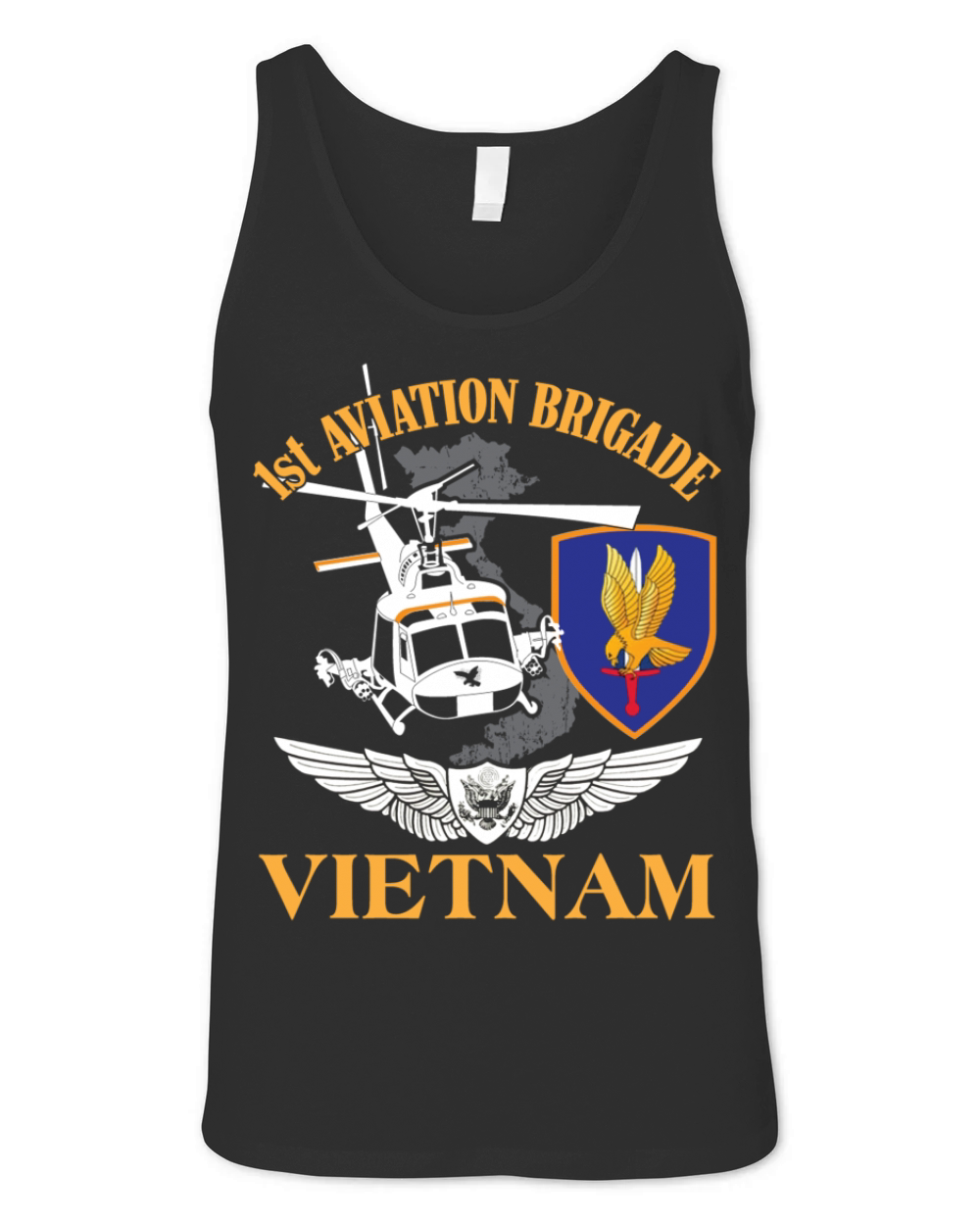 1st AVIATION BRIGADE VIETNAM Unisex Jersey Tank