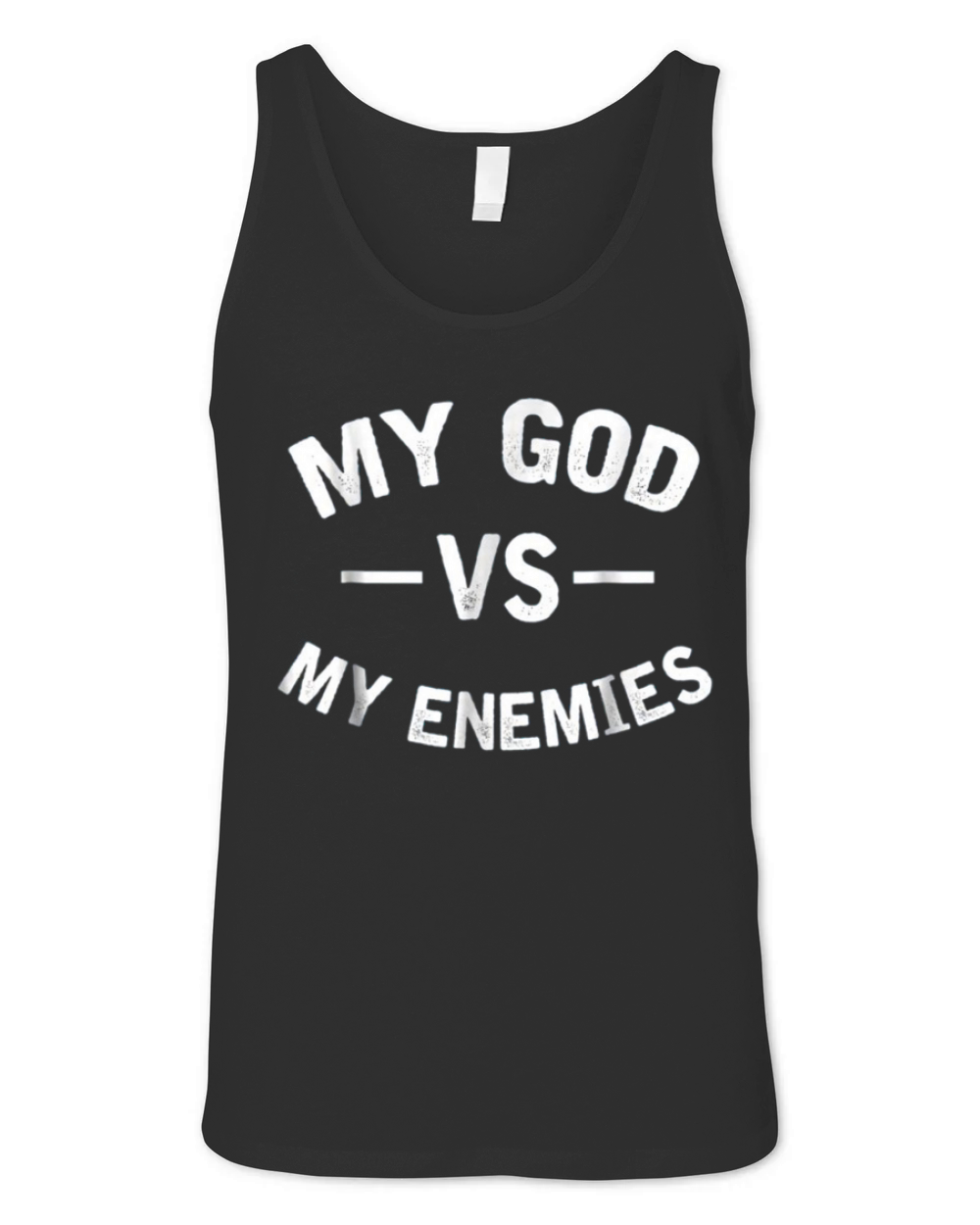 my god vs my enemies Unisex Jersey Tank