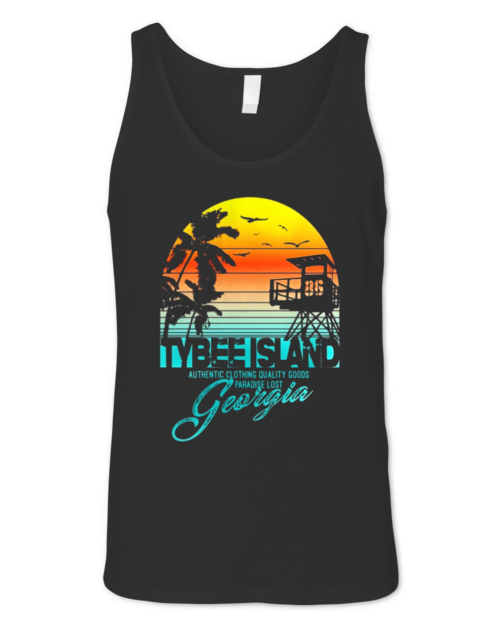 tybee island Georgia beach shirt Unisex Jersey Tank