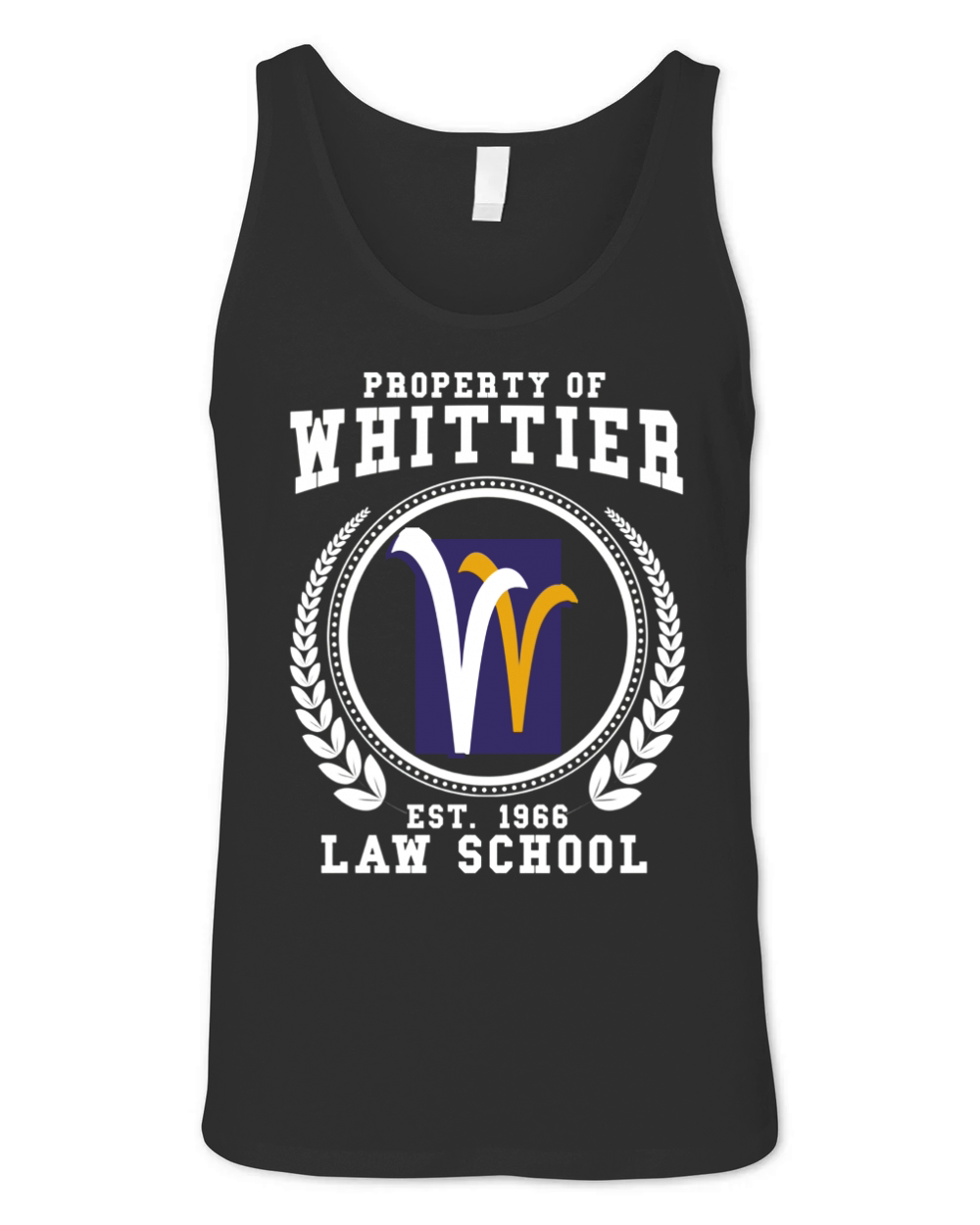Whittier Law School Unisex Jersey Tank