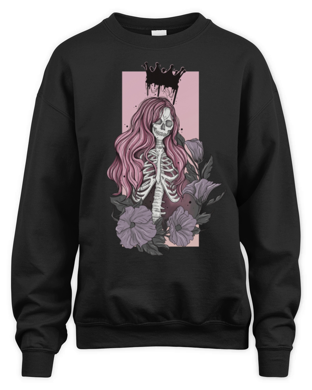 Skeleton Queen Unisex Premium Crewneck Sweatshirt