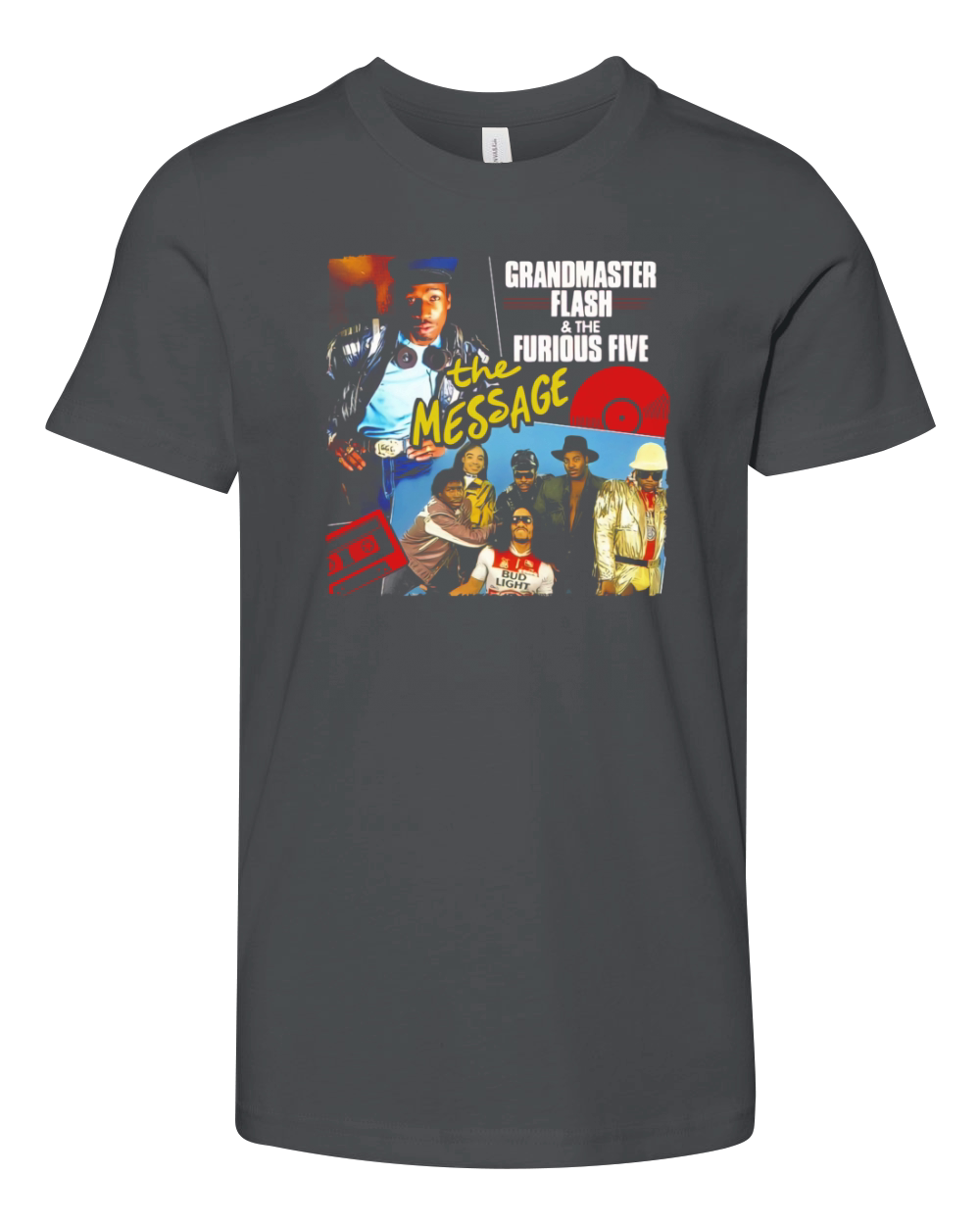 Grandmaster Flash and the Furious Five Youth Unisex Jersey Tee