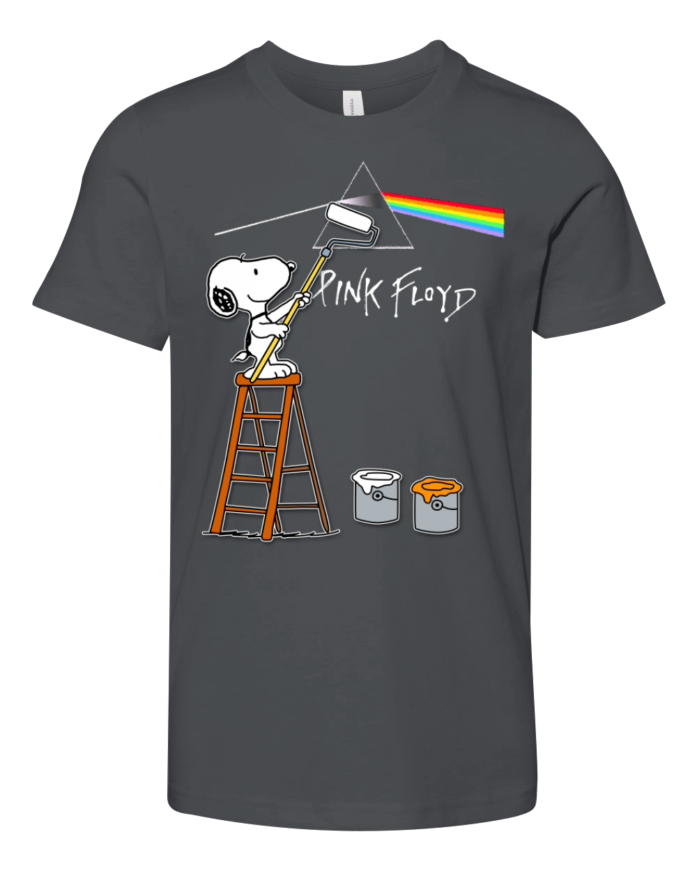 Snoopy's Painting The picture- Pink Floyd Youth Unisex Jersey Tee
