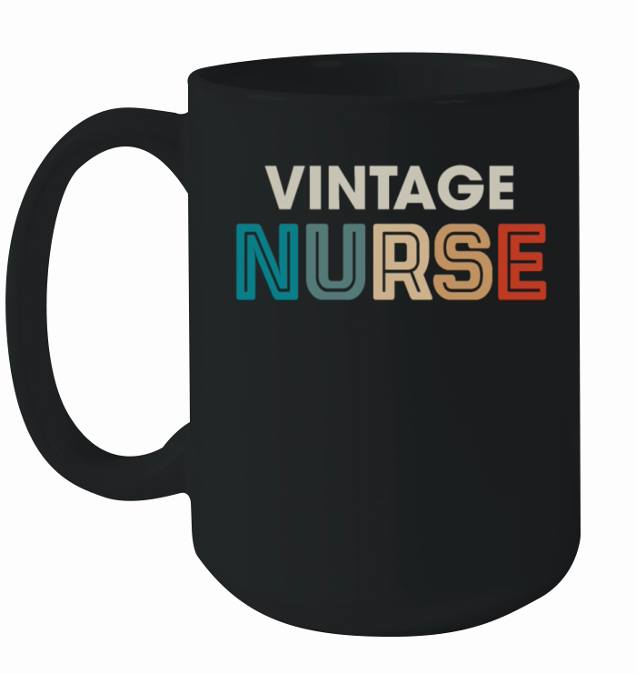 Vintage Nurse Funny Girls Women Love Old Style Ceramic Mug