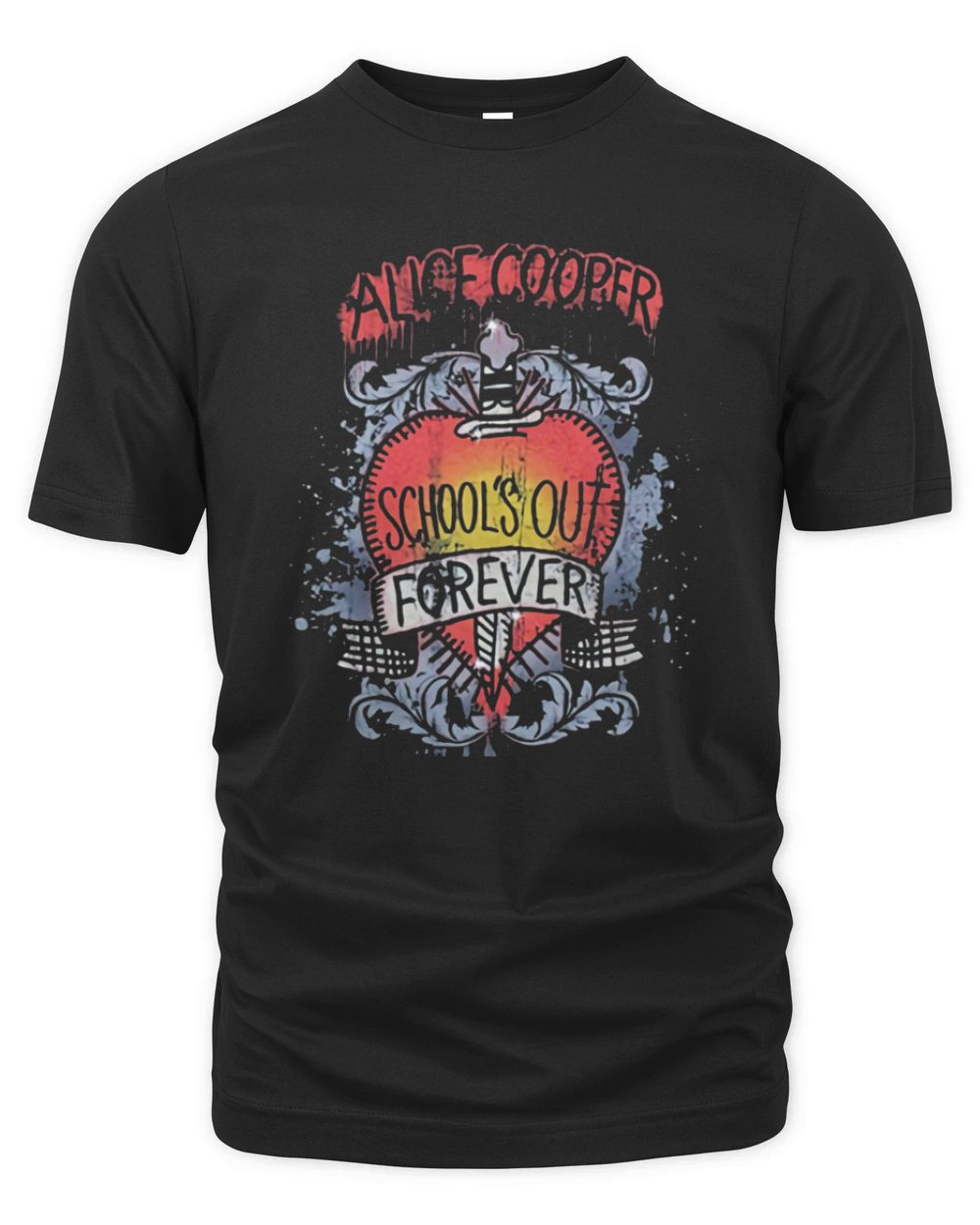 Alice Cooper Schools Out Forever Organic Unisex T-shirt