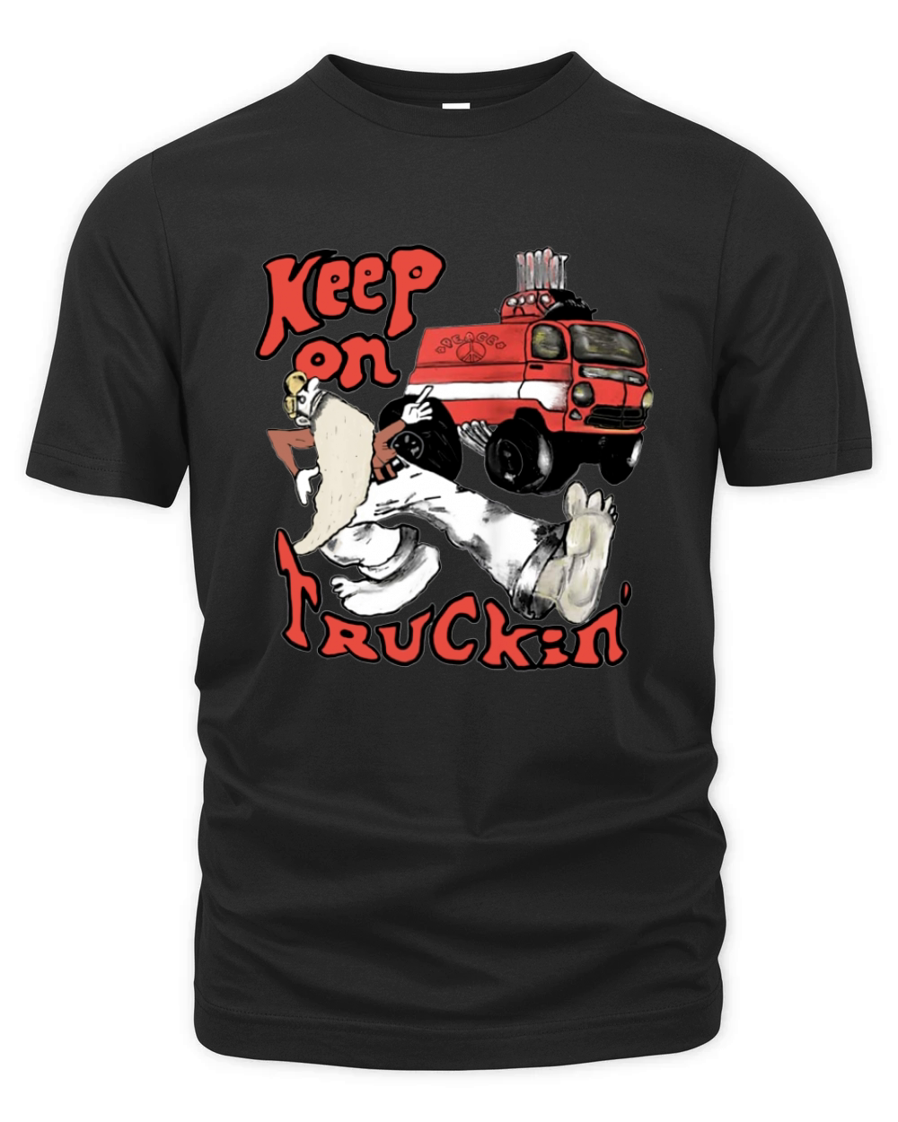 Keep On Truckin Vintage 1970 Organic Unisex T-shirt