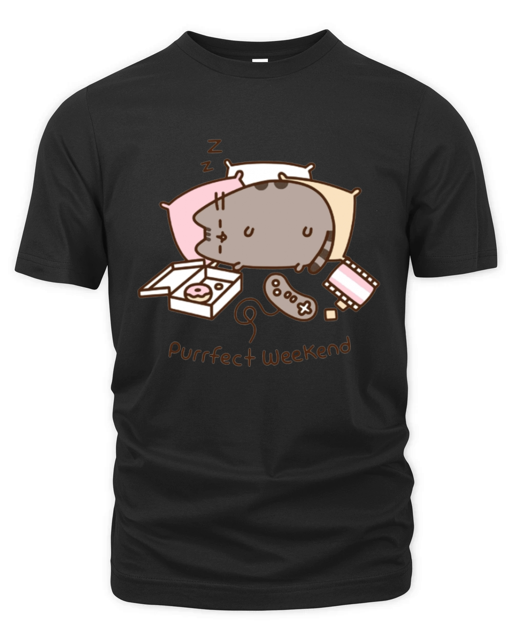 Pusheen Purrfect Weekend T-Shirt Organic Unisex T-shirt